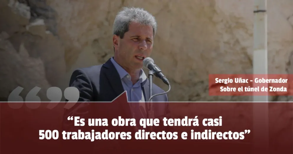El Gobernador recibió a Wado de Pedro para firmar el inicio de obra en Zonda