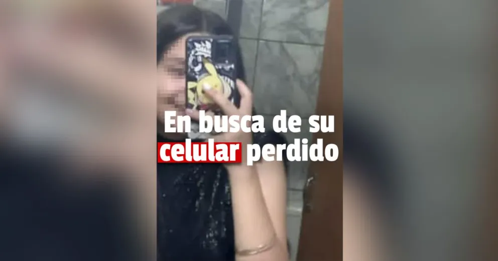 Una adolescente sanjuanina busca desesperadamente su celular que fue el último regalo de su abuelo 