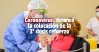 Desde el Ministerio de Salud Pública anunciaron la 3° dosis de refuerzo contra el coronavirus