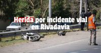 Fuerte siniestro vial en Rivadavia