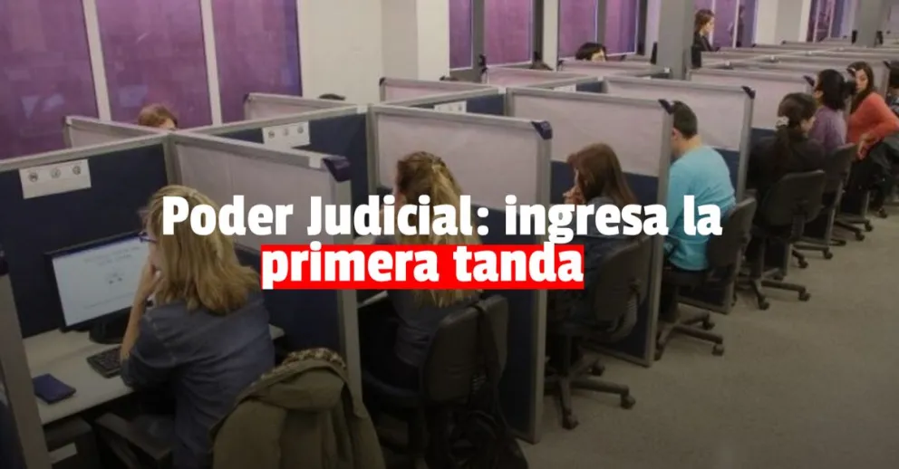 Desde el lunes, ingresarán los primeros aprobados del Poder Judicial 
