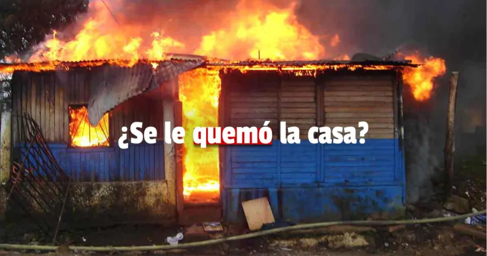 Incendio le provocó la pérdida de todo y los vecinos descreen de su versión