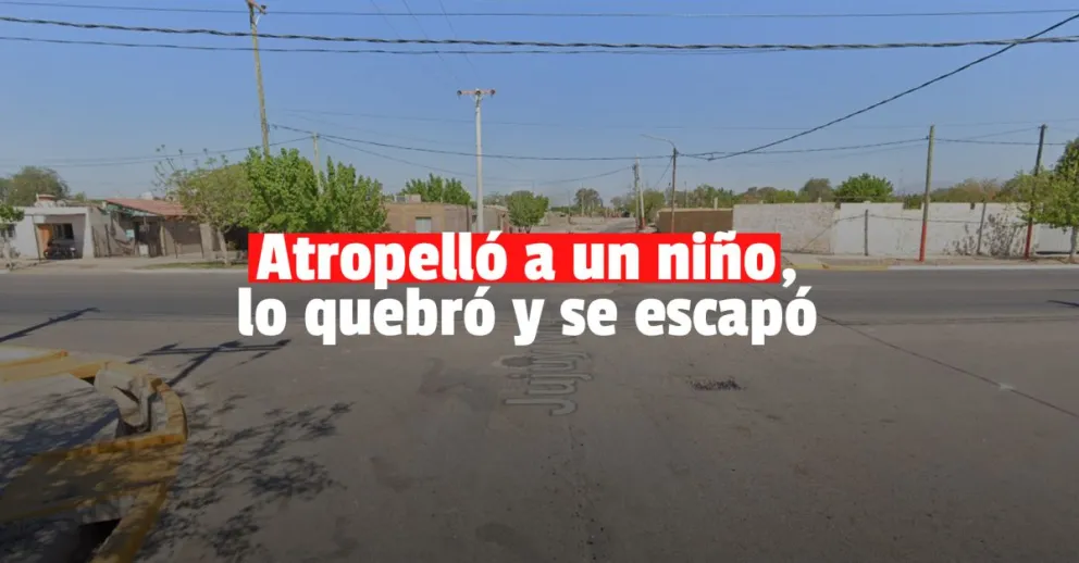 Atropellaron a un menor y lo dejaron abandonado en plena calle