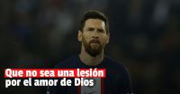 Messi no jugará en el PSG por una inflamación en el tendón 