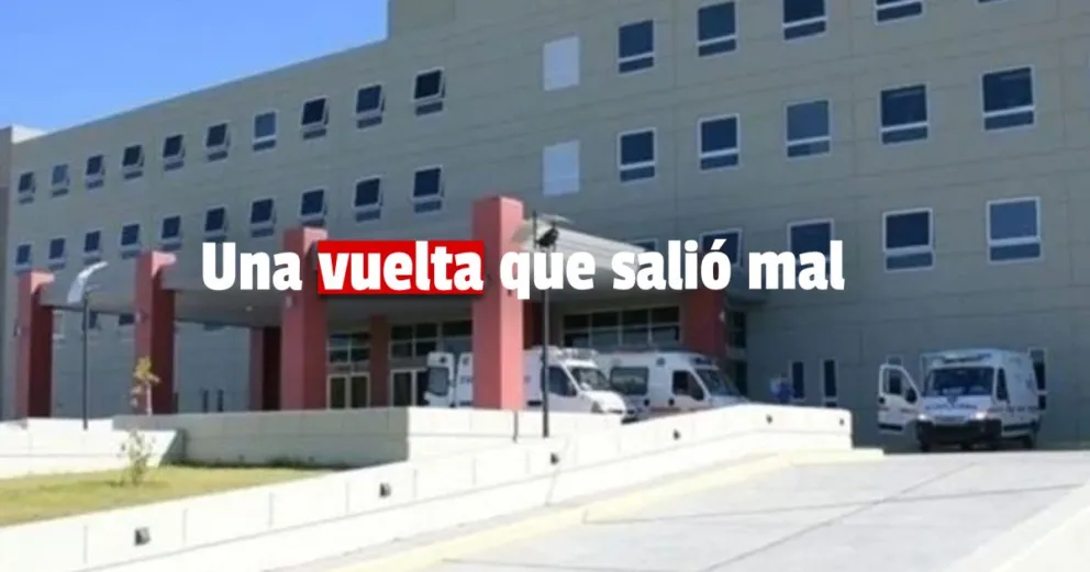 Una mujer cayó de su moto y tuvo que ser hospitalizada de urgencia 