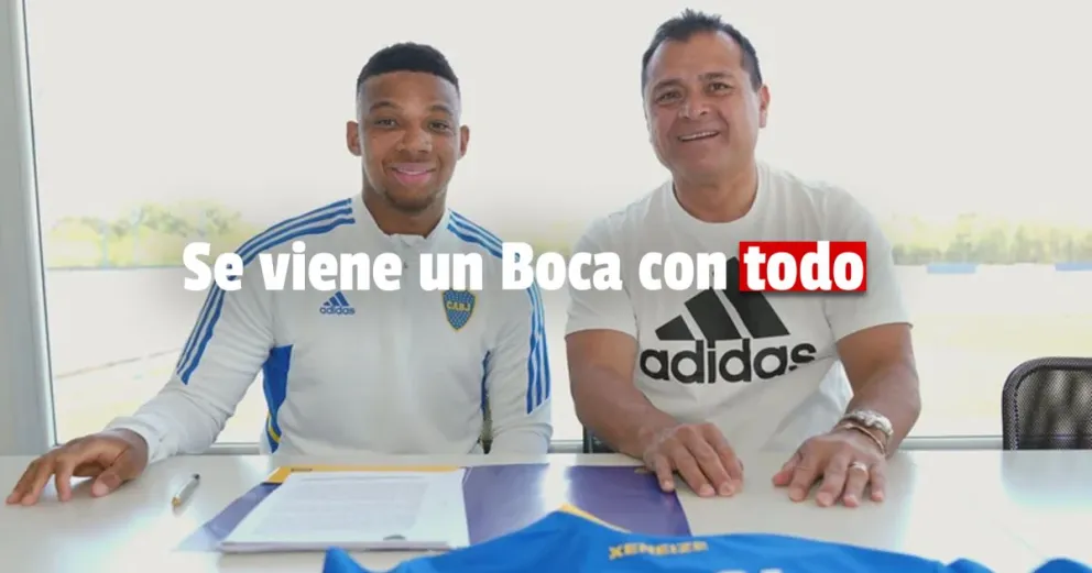 Los dirigentes de Boca le renovaron el contrato a Frank Fabra 