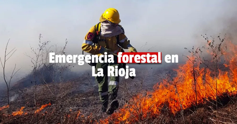 Bomberos sanjuaninos viajaron a La Rioja para colaborar en incendios forestales 