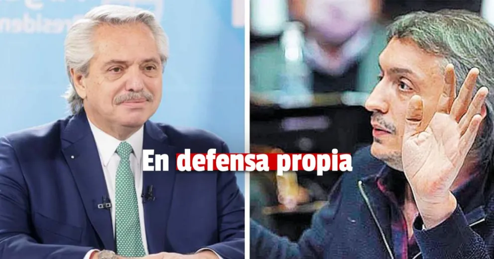 Alberto Fernández y una dura respuesta a Máximo Kirchner