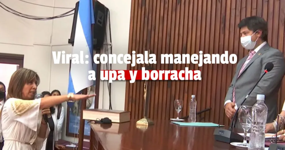 Salta: una concejala fue filmada manejando alcoholizada