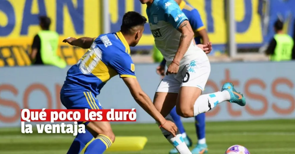 Trofeo de Campeones: Boca abrió el marcador a los minutos se lo empató Racing