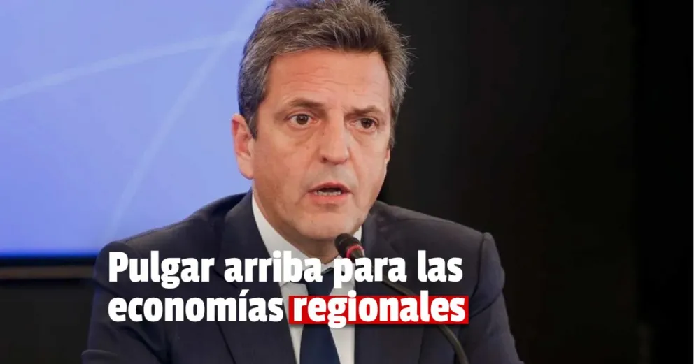 Massa dio un importante anuncio para las economías regionales 
