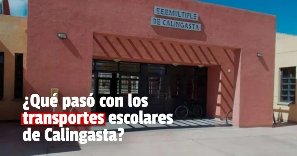 Padres de una escuela de Calingasta denunciaron fallas mecánicas en trasportes escolares 