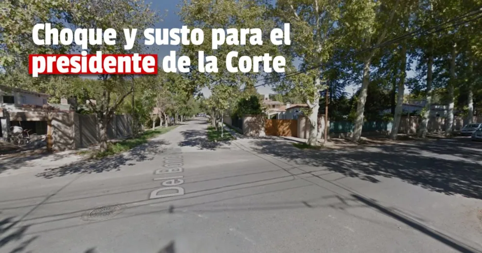 El presidente de la Corte chocó y su esposa terminó hospitalizada 