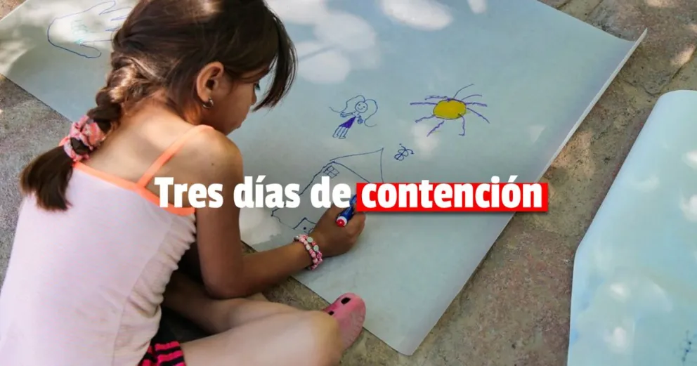 Uñac visitó el operativo de contención para las familias relocalizadas de Rivadavia