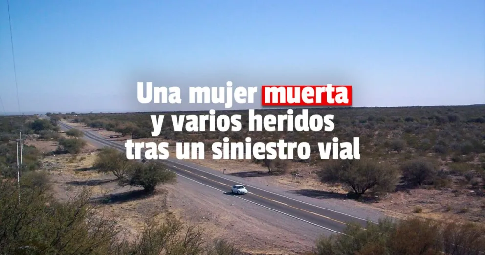 Caucete: una mujer murió en un siniestro vial 