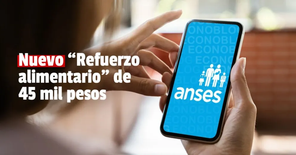 Se oficializó el refuerzo alimentario de 45 mil pesos