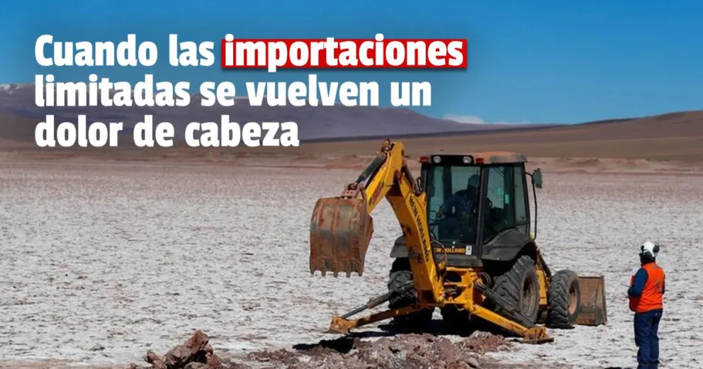 Malestar en la minería nacional por las importaciones 
