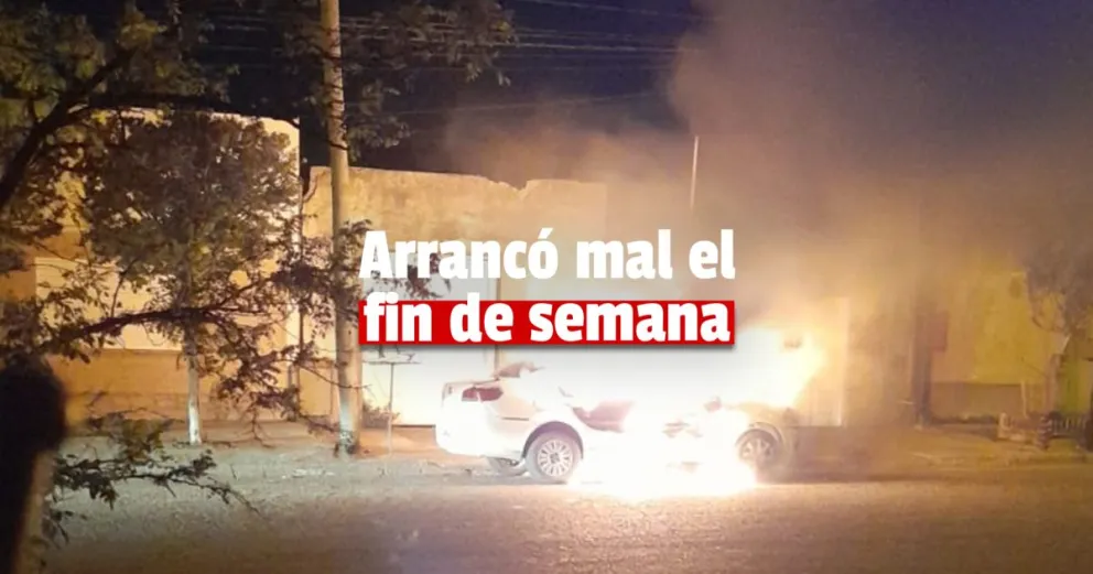 Capital: se le prendió fuego el auto