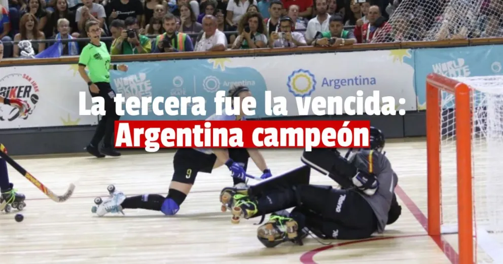 Argentina le ganó a España por 3-0 y es campeón en el Cantoni
