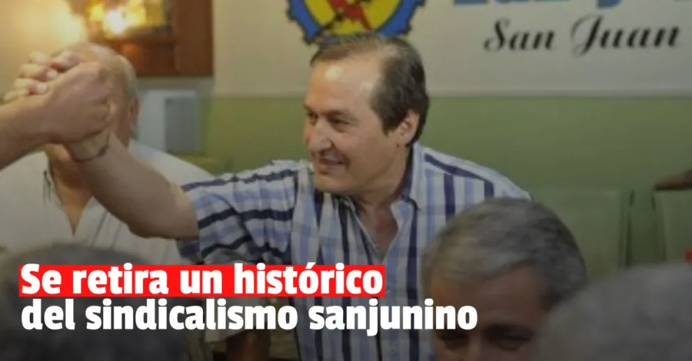 Un histórico dirigente gremial se retira de la política