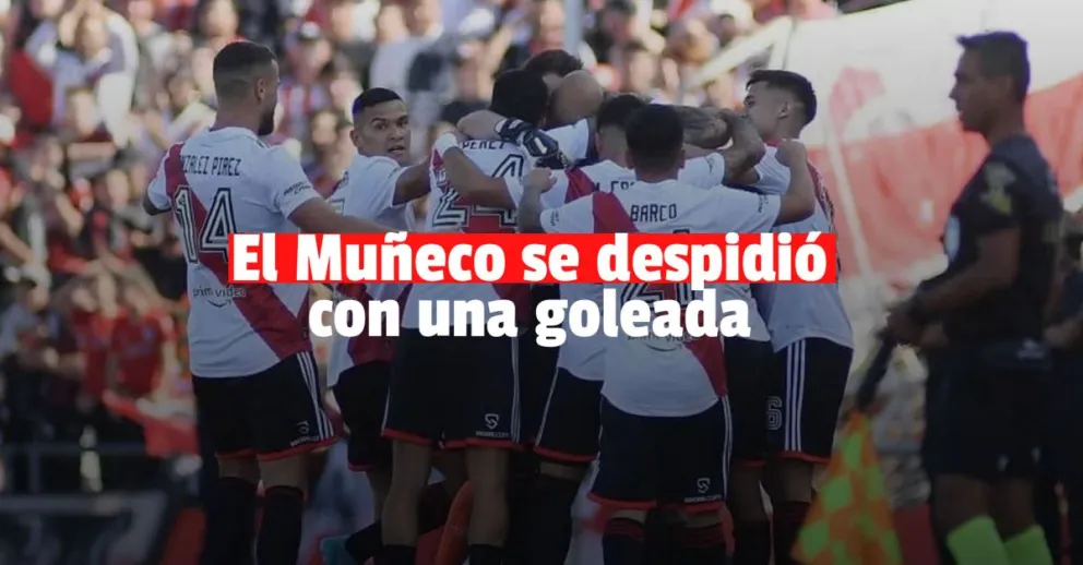 Gallardo se despidió de River con una goleada ante el Betis
