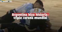 Triple corona: los seniors sumaron el tercer campeonato para Argentina