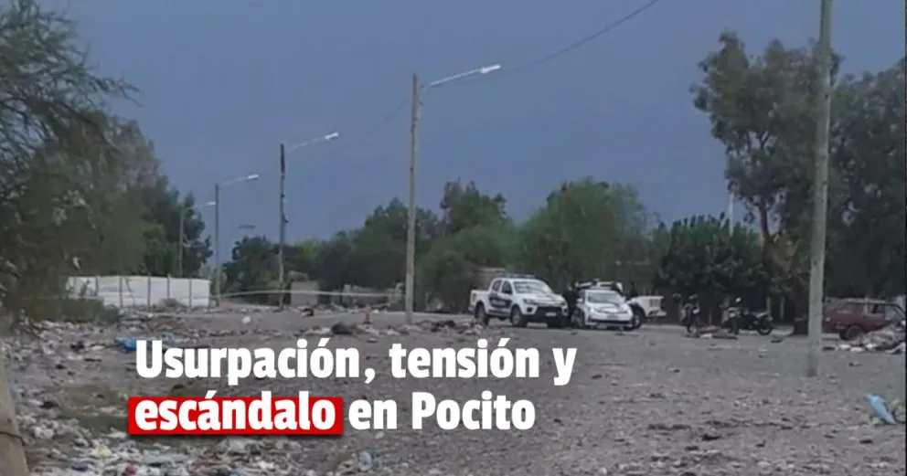 Pocito: usurpación de un terreno y detenciones