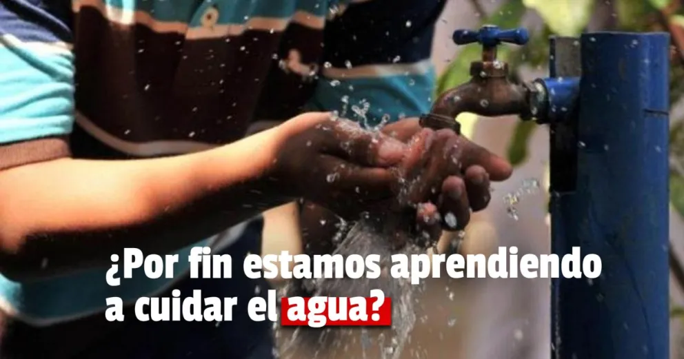 En tres años, el consumo diario de agua por persona se redujo un 24%