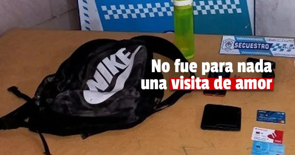 Entró a la casa de su expareja y le robó
