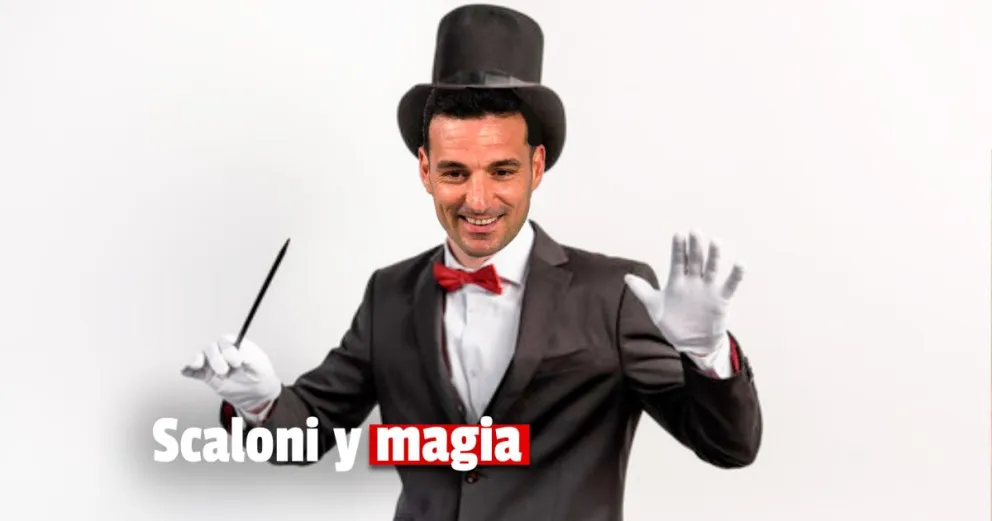 Scaloni y cambios en la lista: "¿Soy mago yo?"
