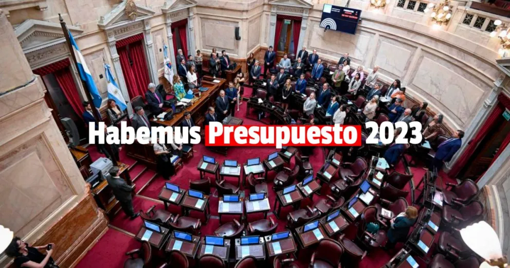 Sin Juntos por el Cambio, el Senado aprobó el Presupuesto 2023 y el Ejecutivo vuelve a tener ley