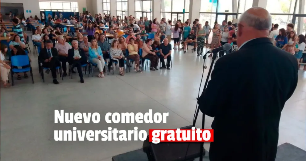 Se realizó la apertura formal del Comedor del Complejo Universitario “Islas Malvinas"