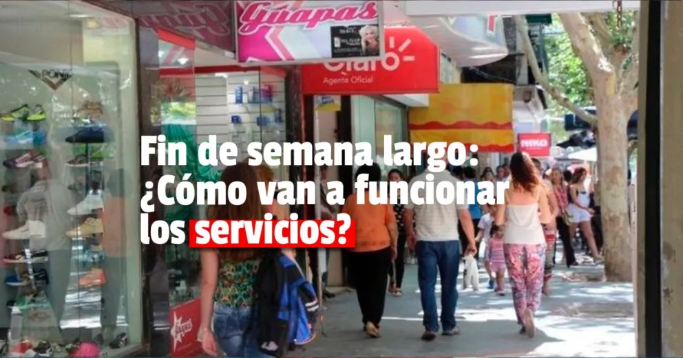 Conocé cómo funcionara los servicios del fin de semana largo