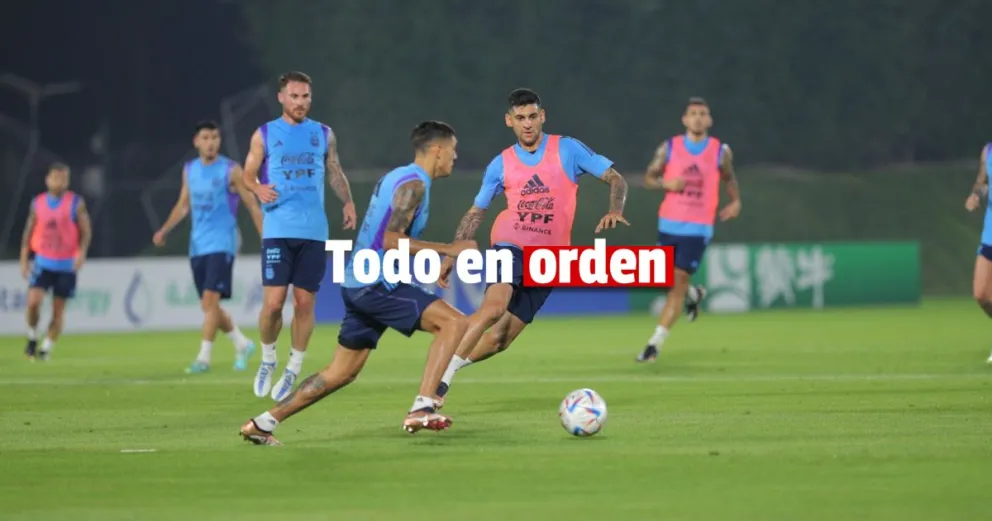 Tranquilidad en la Selección Argentina: Marcos Acuña y Alejandro Gómez respondieron a las exigencias físicas