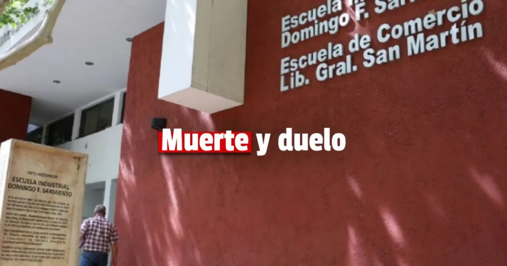 El padre de una estudiante falleció en la Escuela de Comercio