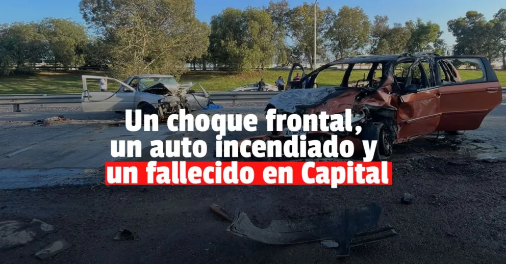 Un choque frontal se cobró una vida en Capital