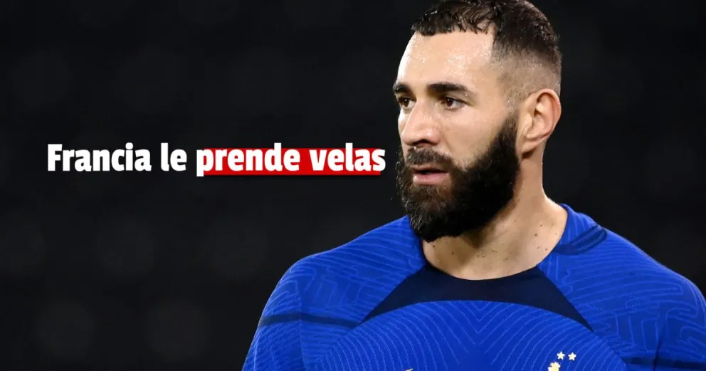 Benzema y una lesión muscular que pone en duda su participación en el mundial