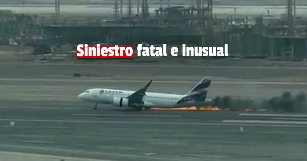 Siniestro entre un avión y un camión hidrante se cobró dos vidas