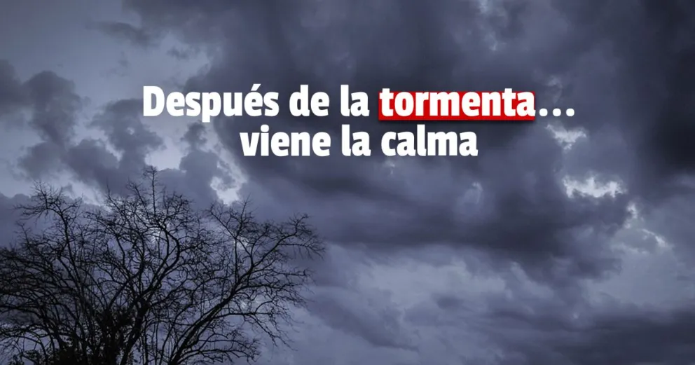 Pronostican tormentas para la noche del sábado y fuertes vientos para el domingo