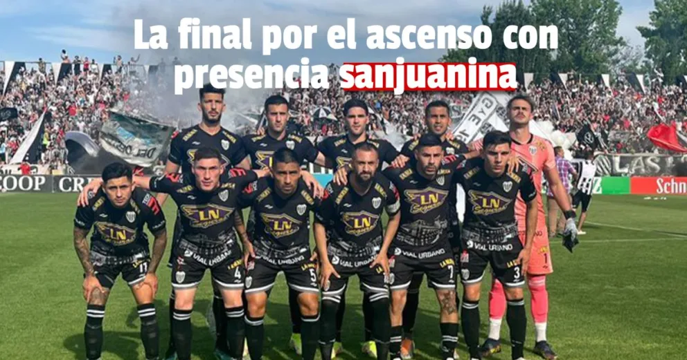 Se juega la final por el ascenso a la primera categoría del fútbol argentino con dos sanjuaninos