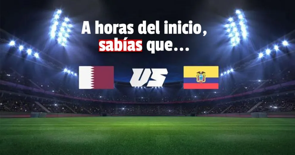 Ecuador enfrenta a Qatar en busca de romper una racha histórica