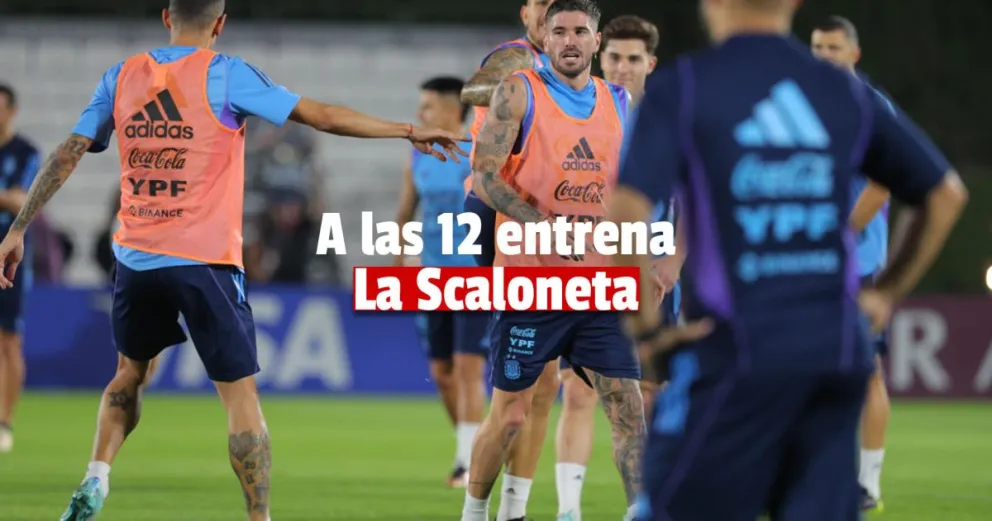 El entrenamiento de la Selección Argentina previo a su debut en el Mundial de Qatar 2022: ¿estará Messi?