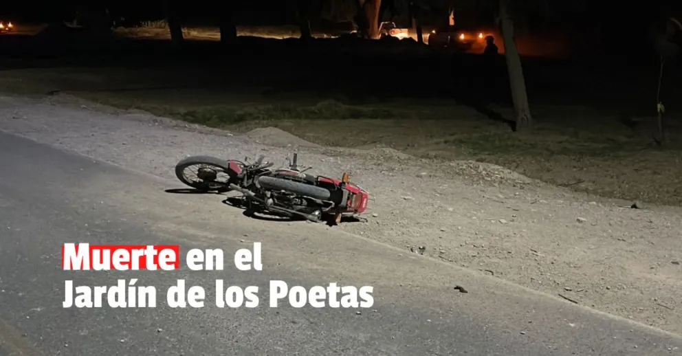 Iba en moto, chocó, perdió una pierna y murió desangrado