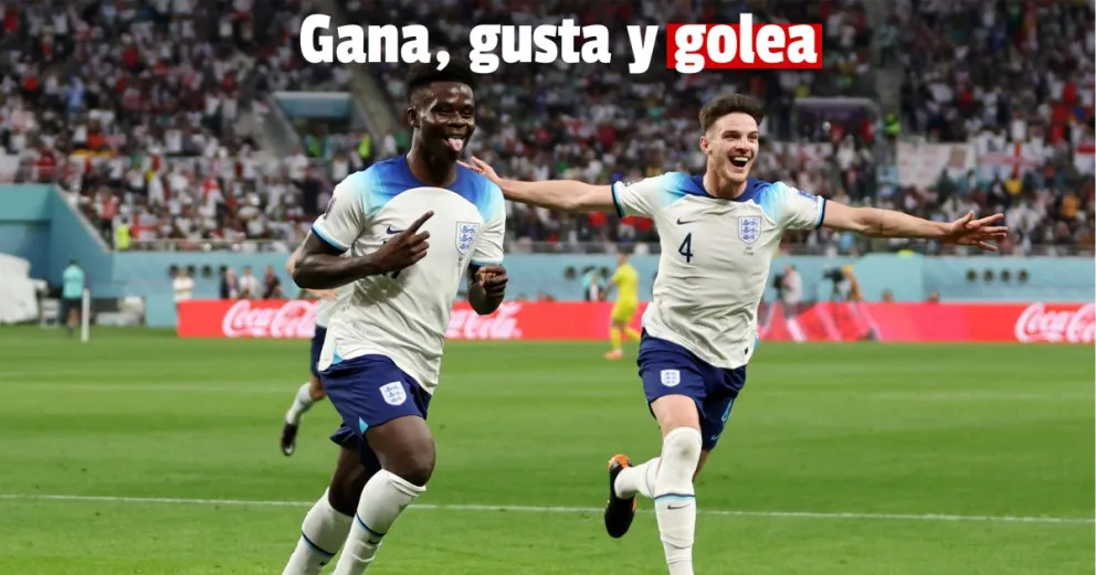 Inglaterra arrancó goleando y saca chapa de candidato