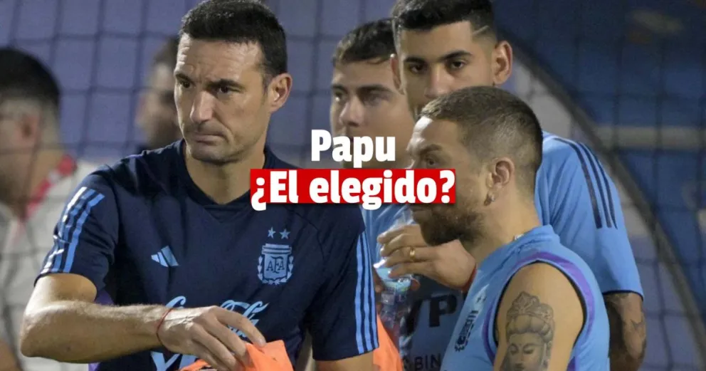 El 11 del debut mundialista, con Papu de entrada