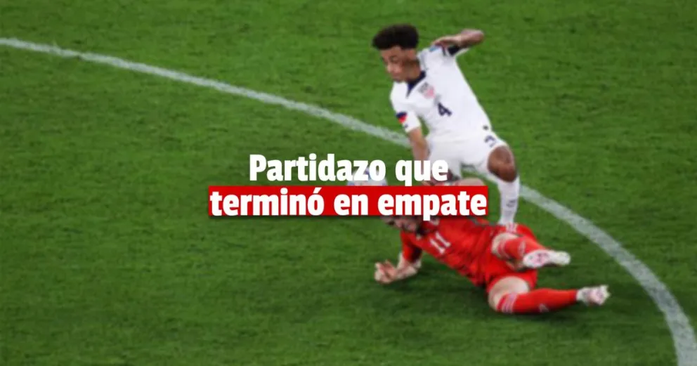Estados Unidos y Gales igualaron en un emotivo partido