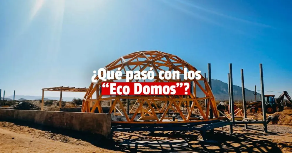 La obra de los “Eco Domos Ischigualasto” superó el 40% de avance