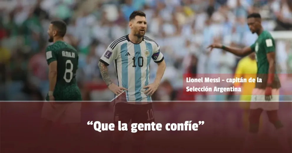 Messi, esperanzado apostó a la unión tras la derrota 