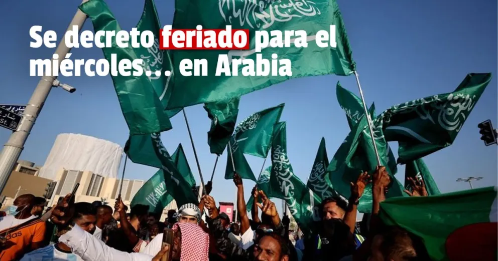 En Arabia decretaron feriado después del triunfo