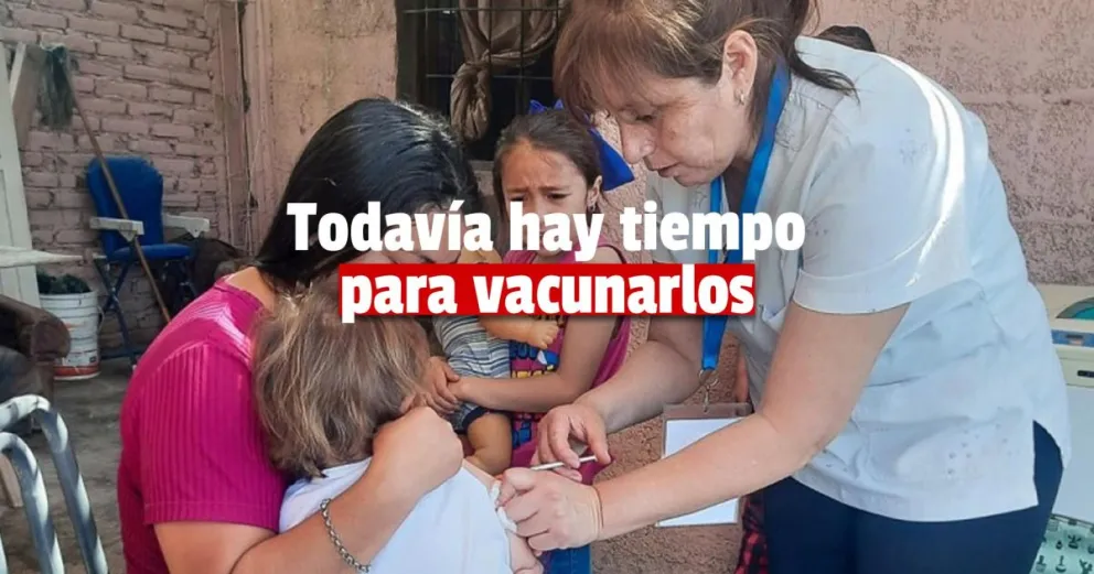 Falta vacunar casi 8000 niños y niñas contra el sarampión, rubéola, polio y paperas